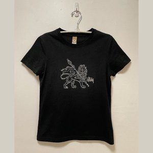 Vintage Stussy Girls Pride Embroidered Baby Tee (NWOT) – Black